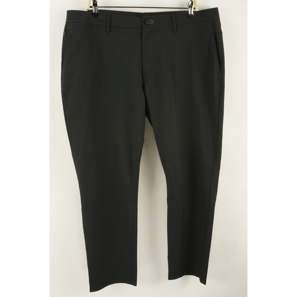 Public Rec Dealmaker Performance Chino‎ Pants Men's 40 x 30 Black Woven Stretch
